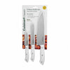Cuisinart Classic 3pc White Triple Rivet 3pc Chef Knife Set, CEW3R-3PCS3 EasyOptionXY LLC