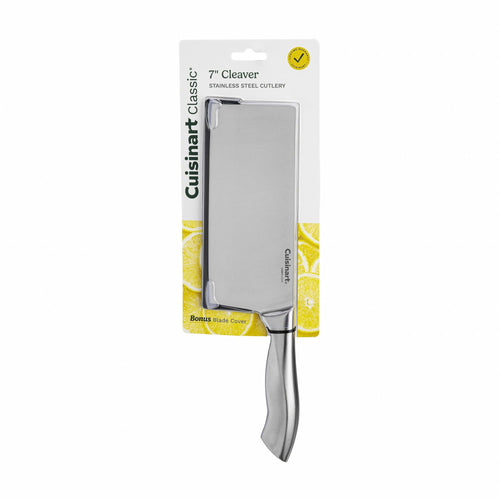 Cuisinart Classic 7" Stainless Steel Cleaver Knife, CE88SS-CLV3 EasyOptionXY LLC