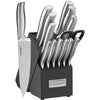 Cuisinart C77SS15PG 15PK 15-Piece Stainless Steel Hollow Handle Cutlery Block Set EasyOptionXY LLC