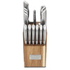 15pc German Stainless Steel Hollow Handle Cutlery Block Set w/Acacia Block EasyOptionXY LLC
