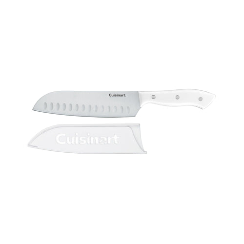 Cuisinart Classic 7" White Triple Rivet Santoku Knife, CEW3R-7SAN3 EasyOptionXY LLC