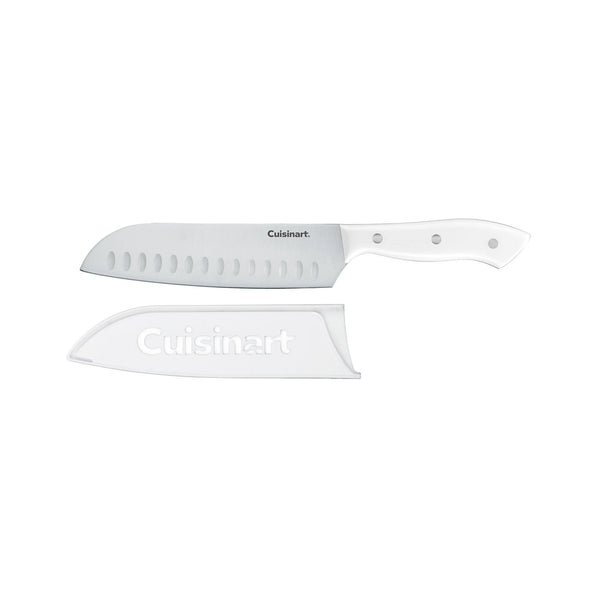 Cuisinart Classic 7" White Triple Rivet Santoku Knife, CEW3R-7SAN3 EasyOptionXY LLC