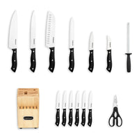 Cuisinart Classic 15pc Black Triple Rivet Knife Block Set, CEBK3R-15P3 EasyOptionXY LLC