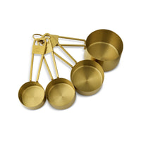 Thyme & Table 4-Piece Gold Stainless Steel Measuring Cup Set EasyOptionXY LLC