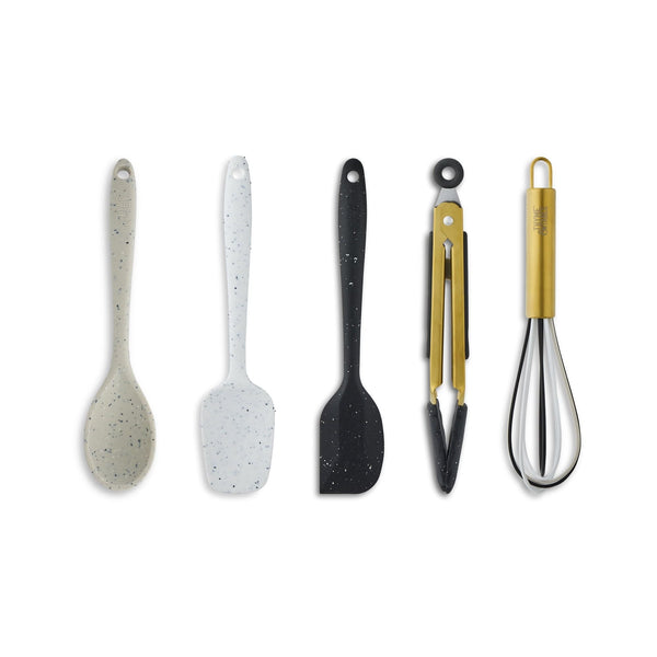 Thyme & Table 5-Piece Silicone Mini Utensil Set EasyOptionXY LLC