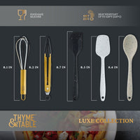 Thyme & Table 5-Piece Silicone Mini Utensil Set EasyOptionXY LLC