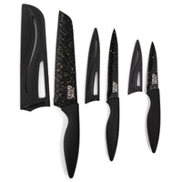 Thyme & Table Non-Stick Coated High Carbon Stainless Steel Speckled Kitchen Knives, 3 Piece Set EasyOptionXY LLC