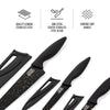 Thyme & Table Non-Stick Coated High Carbon Stainless Steel Speckled Kitchen Knives, 3 Piece Set EasyOptionXY LLC
