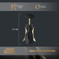 Thyme & Table Wing Corkscrew for All Corks EasyOptionXY LLC