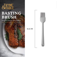 Thyme & Table Silicone Basting Brush, Gray EasyOptionXY LLC