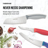 Farberware Precise Slice Utility Kitchen Knife Set, 3 Piece, Razor Sharp Knives with Ergonomic Handles, Multicolor EasyOptionXY LLC