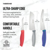 Farberware Precise Slice Utility Kitchen Knife Set, 3 Piece, Razor Sharp Knives with Ergonomic Handles, Multicolor EasyOptionXY LLC
