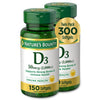 Nature's Bounty 2000 IU Vitamin D3 Softgels; 50 mcg; 150 Count; 2 Pack EasyOptionXY LLC