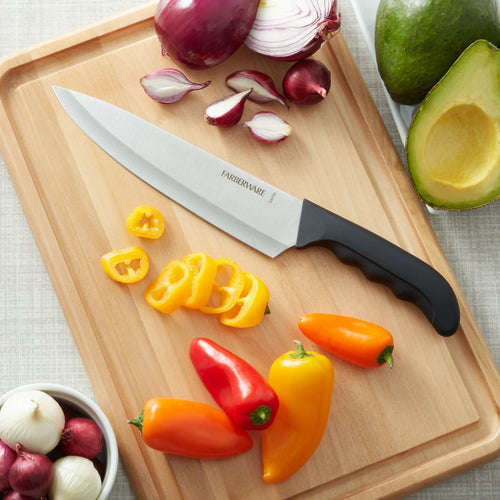 Farberware 8-inch Comfort Grip Chef Knife in Black EasyOptionXY LLC