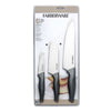Farberware 3-piece Chef Knife Set ,Carbon Fiber Pattern Handle EasyOptionXY LLC