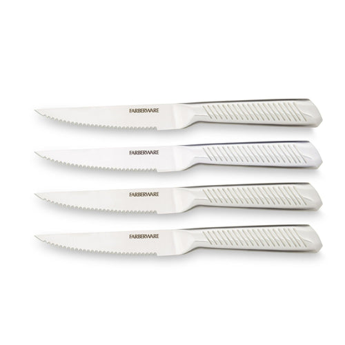Farberware Professional 4-piece Forged Textured Stainless Steel Steak Knife Set EasyOptionXY LLC