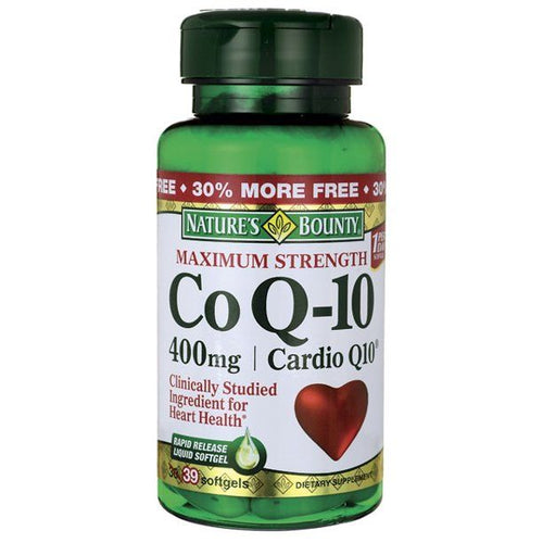 Nature's Bounty Maximum Strength Coq10 Cardio Q10; 400 mg; 39 Softgels EasyOptionXY LLC