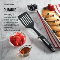 Farberware Professional Nylon Slotted Kitchen Spatula/Turner with Black Handle EasyOptionXY LLC