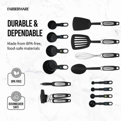 Farberware Professional 14-piece Kitchen Tool and Gadget Set in Black EasyOptionXY LLC