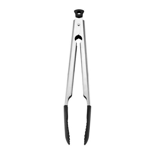 Farberware 11-inch Silicone Tip Locking Tongs in Black and Stainless Steel EasyOptionXY LLC