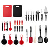 Farberware Professional 30-piece Black and Red Kitchen Tool and Gadget Starter Set EasyOptionXY LLC