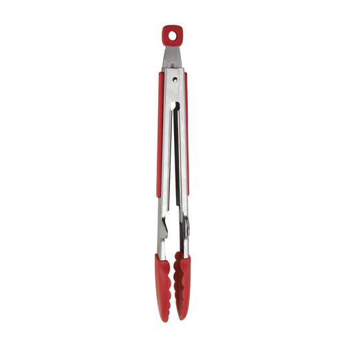Farberware Healthy Eating Stainless Steel Tip Up Tongs, Red EasyOptionXY LLC