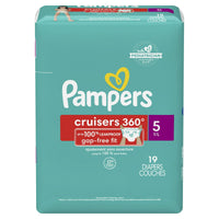 Pampers Cruisers 360 Fit Diapers, Active Comfort, Size 5, 56 Count EasyOptionXY LLC