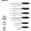 Farberware Triple Riveted Soft Grip Knife Set with Blade Covers and Gadgets, 23 Piece, Black EasyOptionXY LLC
