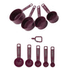 Farberware Professional 9-piece Measuring Set, Maroon EasyOptionXY LLC
