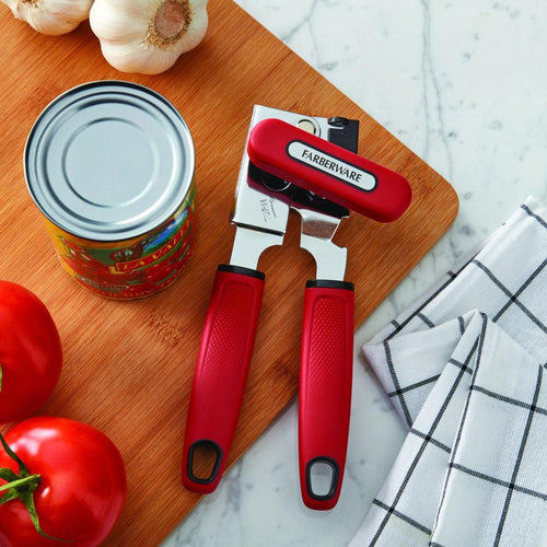 Farberware Soft Grip Can Opener, Red EasyOptionXY LLC