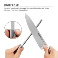 Knife Set High Carbon Stainless Steel Kitchen Knife Set 14 Pieces Super Sharp Cutlery Knife Set with Acrylic Stand - Silver EasyOptionXY LLC