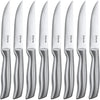 D.Perlla Steak Knives, Non Serrated Stainless Steel Sharp Steak Knife Set of 8 with Gift Box EasyOptionXY LLC