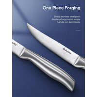 D.Perlla Steak Knives, Non Serrated Stainless Steel Sharp Steak Knife Set of 8 with Gift Box EasyOptionXY LLC