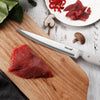 Hecef Kitchen Knife Set of 14 Premium Stainless Steel with Wooden Block, Comfort Grip EasyOptionXY LLC