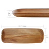 Hecef 3Pcs Charcuterie Board Platter Set, Acacia Wood Serving Tray Cheese Boards Dessert Table Display Set EasyOptionXY LLC