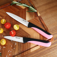 Hecef 13-Piece Knife Set, Stainless Steel Kitchen Knives with Block, Chef Knife, Santoku Knife, Steak Knives, Scissors EasyOptionXY LLC