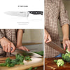 Hecef 3-Piece Professional Kitchen Knife Set, German Stainless Steel Extra Sharp Chef Knife Set EasyOptionXY LLC