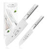 Meowkit 2-Piece Forged Knife Set with Cat Etching, German Steel Razor Sharp Cutting Knife EasyOptionXY LLC