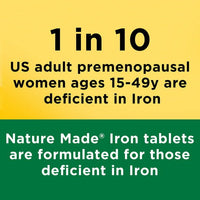 Nature Made Iron 65 mg (325 mg Ferrous Sulfate) Tablets; Dietary Supplement; 190 Count EasyOptionXY LLC