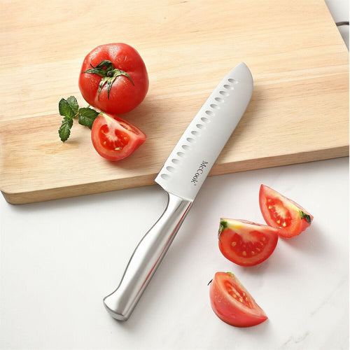 McCook MC69 20 Pieces Kitchen Knife Set Built-in Sharpener Knife Block Set, Removable Steak Knife Block EasyOptionXY LLC