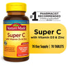 Nature Made Super C with Vitamin D3 and Zinc Tablets; Dietary Supplement; 70 Count EasyOptionXY LLC