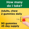 Nature Made Extra Strength Vitamin D3 5000 IU (125 mcg) Gummies; 90 Count EasyOptionXY LLC