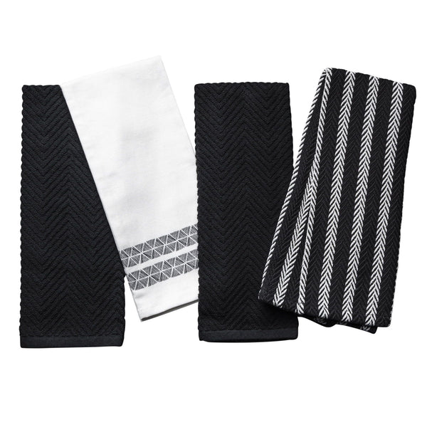 Thyme & Table 4-Piece Set Kitchen Towels, Triangle EasyOptionXY LLC