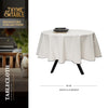 Thyme & Table 70" Tablecloth, Ivory Pom EasyOptionXY LLC