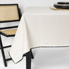 Thyme & Table 84" Tablecloth, Ivory Pom EasyOptionXY LLC