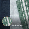 Thyme & Table 5-Piece Set Kitchen Towels, Navy, White, Green EasyOptionXY LLC