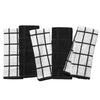 Thyme & Table 5-Piece Set Kitchen Towels, Black & White EasyOptionXY LLC