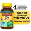Nature Made Vitamin D3 2000 IU (50 mcg) Softgels; 260 Count EasyOptionXY LLC
