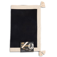 Thyme & Table Handmade Cloth Dining Placemat, Gold Black EasyOptionXY LLC