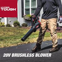 Hyper Tough 20V Max 110 mph 420 Cfm 4.0Ah Brushless Handheld Battery Blower, HT22-401-03-01 EasyOptionXY LLC